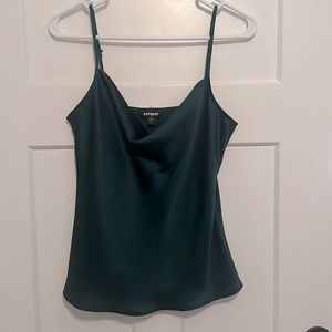 Express draped front tank camisole